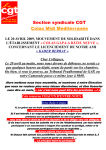 Section syndicale CGT Colas Midi Méditerranée