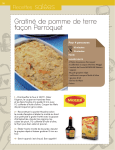 Gratiné de pomme de terre façon Perroquet