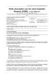 Fiche descriptive sur les zones humides Ramsar