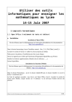 Utiliser des outils informatiques pour enseigner les math&eacute;matiques