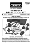 oil/service reset tool kit