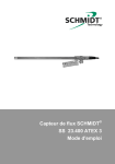 Capteur de flux SCHMIDT SS 23.400 ATEX 3 Mode d`emploi