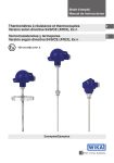 Thermomètres à résistance et thermocouples Version selon