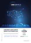 Lancement du campus numérique de Bretagne, UEB C@mpus Le