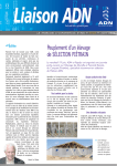 Peuplement d`un &eacute;levage de S&Eacute;LECTION PI&Eacute;TRAIN