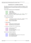 FASCICULE N&deg;1 : FICHES-ACTIONS