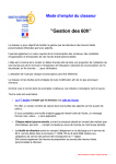 Mode d`emploi du classeur ``Gestion des 60h`