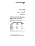 715 Volt/mA Calibrator