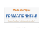 1 Mode d`emploi de Formationnelle&trade; &copy;
