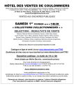 H&Ocirc;TEL DES VENTES DE COULOMMIERS SAMEDI