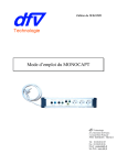 Mode d`emploi du MONOCAPT