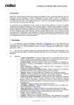 Conditions g&eacute;n&eacute;rales d` utilisation de l` application Niko Home Control