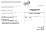 Dossier de demande version janvier 2014