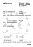 EG-Konformitätserklärung EC-Declaration of conformity CE