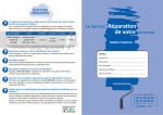 Version imprimable - Service r&eacute;paration de votre compagnie d