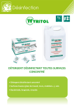 560726 560727 Wyritol nettoyant désinfectant concentré 20ml et 5l V3