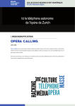 Opera Calling - Espace Multimédia Gantner