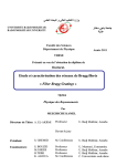 Etude et caractérisation des réseaux de Bragg fibrés « Fiber Bragg