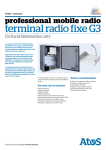 terminal radio fixe G3