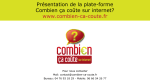 Présentation de la plate-forme Combien ça coûte sur internet? www