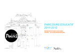 PARCOURS EDUCATIF 2011-2012