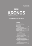 KRONOS Guide de prise en main