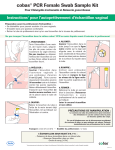 Instructions pour l`autoprélèvement d`échantillon vaginal