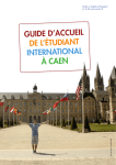 Guide d`accueil des étudiants étrangers à Caen (EIC