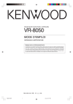 VR-8050 - Kenwood