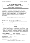 DU TOXINE BOTULIQUE INDICATIONS et