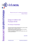 Eco-design et bioplastique - Education