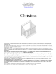 Christina Crib - Li`l Angels Collection