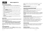 Mode d&acute;emploi FP 3 E