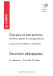 Extraits et extractions