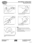 Quick Release™ Tubing Cutters