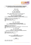 PRE- PROGRAMME DU FORUM DU DEVELOPPEMENT VETERINAIRE 16 et 17 juin