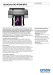 SureColor SC-P7000 STD - SUPAG Informations