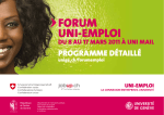 FOrUM UNI-EMPLOI - Université de Genève