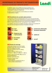 Entreposage de produits phytosanitares (pdf / 3257 KB)