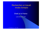 Rechercher un travail: mode d`emploi