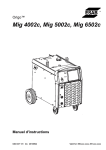 Mig 4002c, Mig 5002c, Mig 6502c - ESAB Welding & Cutting Products