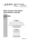 Mode d`emploi P&egrave;se-b&eacute;b&eacute;s / p&egrave;se enfants en bas &acirc;ge