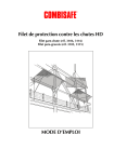 Filet de s&eacute;curit&eacute; &laquo; &eacute;ventail