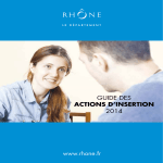 GUIDE DES ACTIONS D`INSERTION 2014