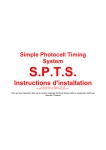 S.P.T.S. Instructions d`installation (en francais