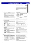 Guide d`utilisation 5311