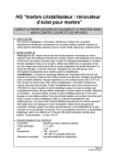 HG "marbre cristallisateur / r&eacute;novateur d`&eacute;clat pour marbre"