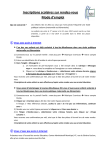 Inscription scolaire et prise de RDV