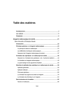 Table des mati&egrave;res - Editions Ellipses