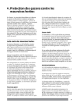 Chapitre 4 : Protection des gazons contre les mauvaises herbes